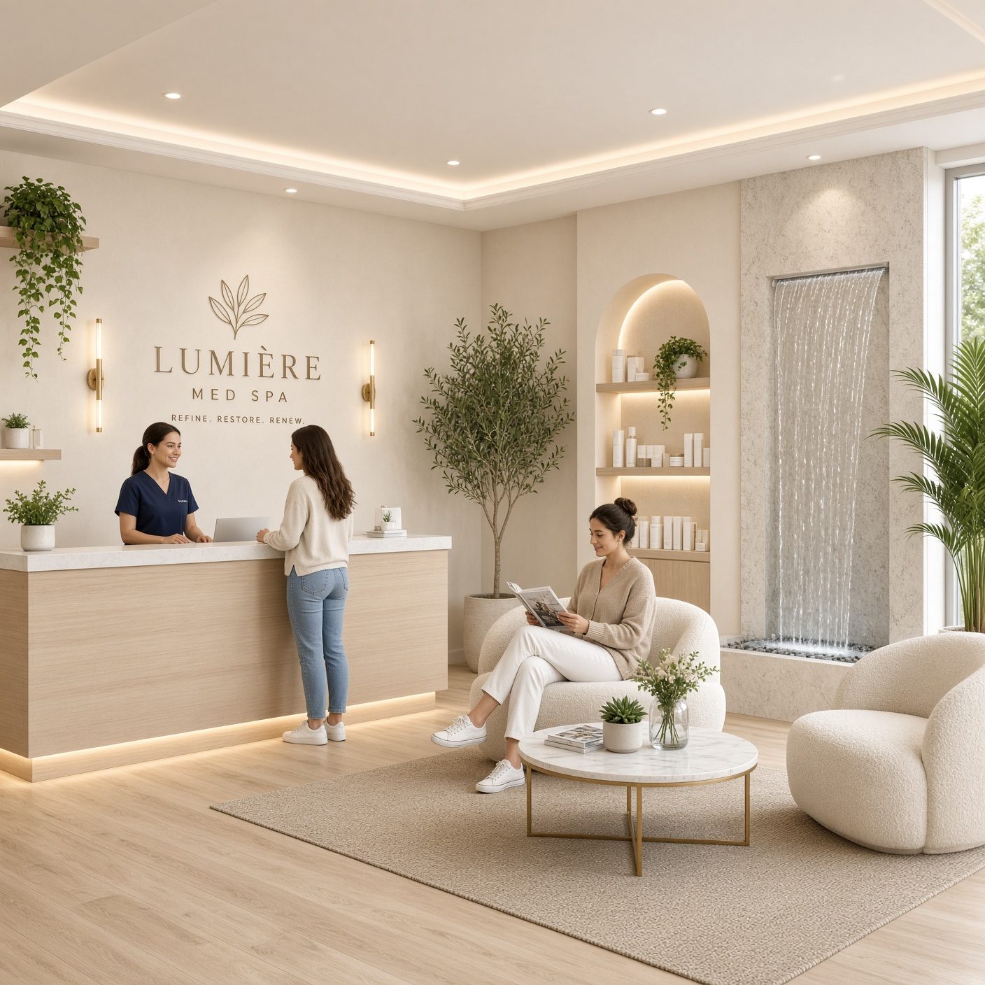 Lumière Med Spa reception